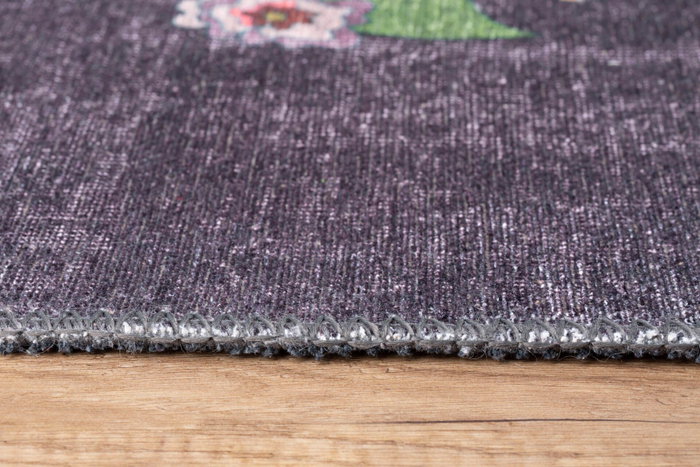 Conceptum Alfombra Soul Chenille Black AL 322 150 x 230 cm 100% Poliéster Lavable a Máquina